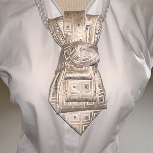 Vintage Revival: Exquisite Repurposed Men’s Ties with Versatile Styling Options